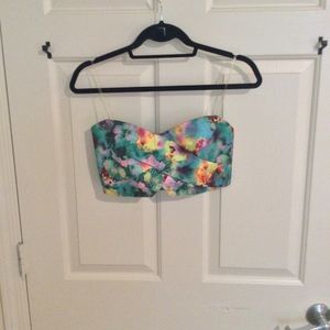 Floral crop top